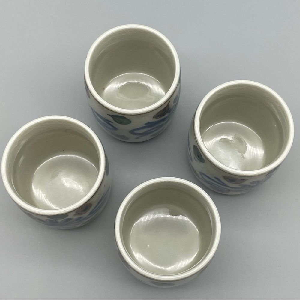 Vintage OTC Otagiri Stoneware Sake Cups Tea Cups Made in Japan - Picture 4 of 9